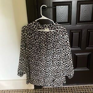 Cheetah Print light open blazer